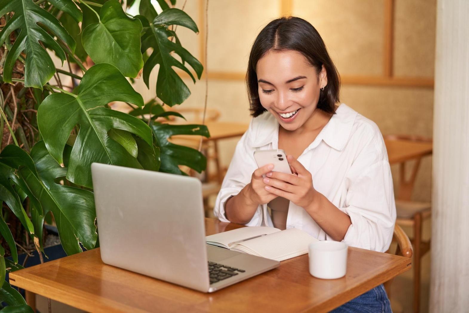 Modern content strategy workspace showing analytics dashboard and optimization workflow